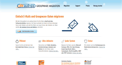 Desktop Screenshot of groupware-migration.com
